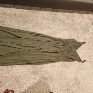 Maxi Dress olive green